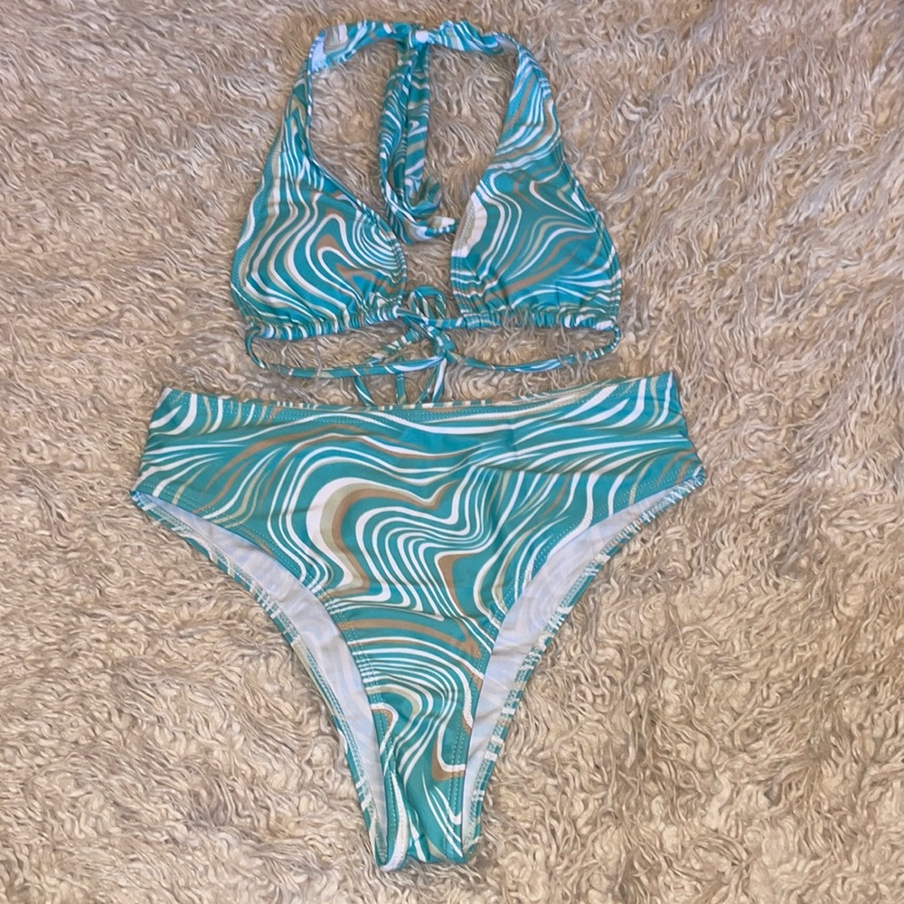 Two piece bathing suit